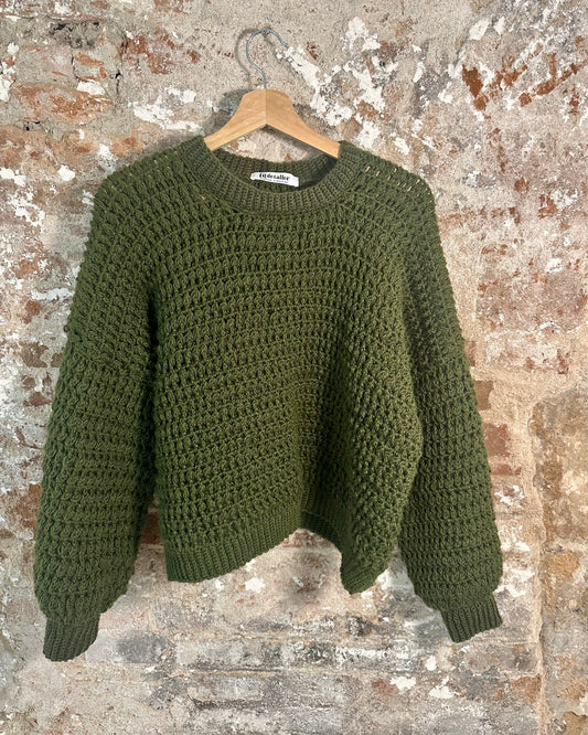 JERSEY Crochet Verde