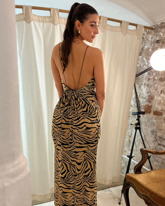 EMI DRESS- Zebra